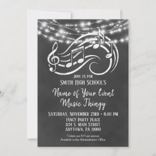 Orchestra Invitations & Invitation Templates | Zazzle