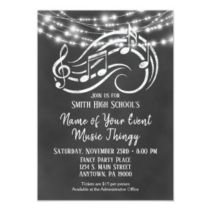 Concert Invitations | Zazzle