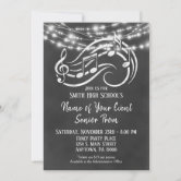 アート・デザイン・音楽 Invitation Music Invitations & Invitation Templates | Zazzle