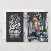 O Holy Night Lyrics Christmas Card  Holiday Greeting Cards by 7th & Palm –  7th & Palm, LLC