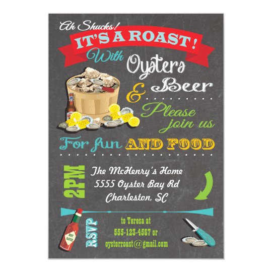 Oyster Roast Invitation Ideas 2