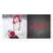 Chalkboard Photo Holiday Greeting | Red Joy