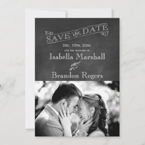 Chalkboard Photo Save the Date