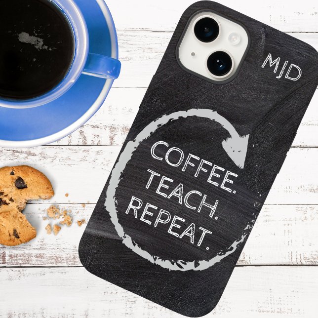Chalkboard Phrase Monogram  Case-Mate iPhone Case (Creator Uploaded)