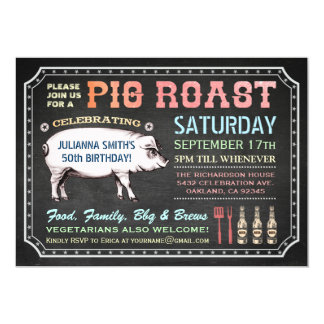 pig roast invitation template
