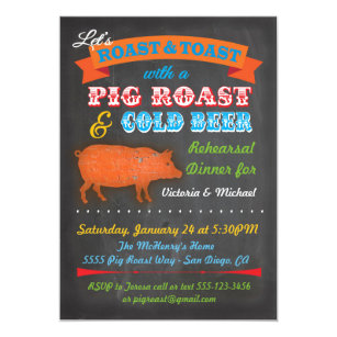 Roast And Toast Gifts Invitations Zazzle