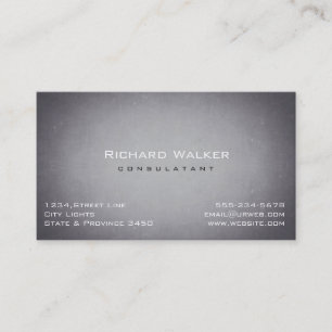 Chalkboard Professional elegant Black Board Simple Business Card