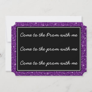 Chalkboard Prom Invite