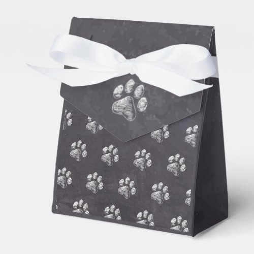 Chalkboard - Puppy Pawty - Dog Birthday Paw Print Favor Box - Puppy Paw-ty ! Host your new little puppy's party or dog birthday party with this simple rustic slate chalkboard and paw print favor box and matching accessories , for girl and boy dogs and puppies.
Whether a new puppy or an adopted rescue dog , this simple rustic chalkboard design is perfect for all the little boy and girl dogs .
Chalkboard Paw Print - Puppy Pawty - Dog Birthday favor box .