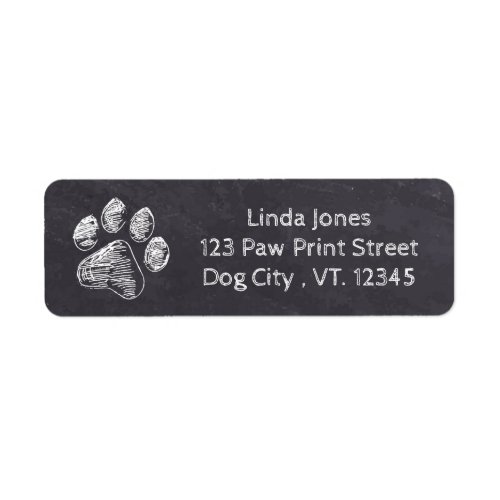 Chalkboard - Puppy Pawty - Dog Birthday Paw Print Label - Puppy Paw-ty ! Host your new little puppy's party or dog birthday party with this simple rustic slate chalkboard and paw print address labels and matching accessories , for girl and boy dogs and puppies.
Whether a new puppy or an adopted rescue dog , this simple rustic chalkboard design is perfect for all the little boy and girl dogs .
Chalkboard Paw Print - Puppy Pawty - Dog Birthday address labels  .