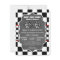 Chalkboard Racing Baby Shower Invitation