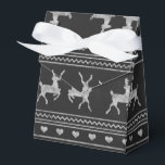 Chalkboard Reindeer Christmas Favor Box<br><div class="desc">Chalkboard Reindeer Christmas Favor Box</div>