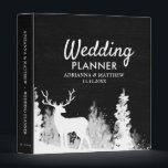 Chalkboard Reindeer Christmas Wedding Planner 3 Ring Binder<br><div class="desc">Chalkboard Reindeer Christmas Wedding Planner</div>