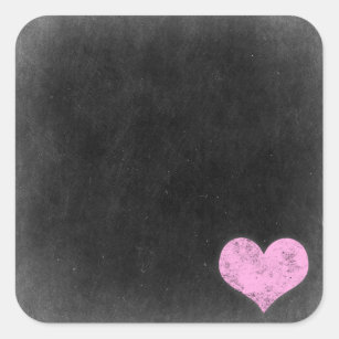 Pink Love Heart Chalk Board by T Squared