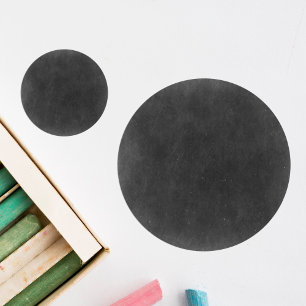 Chalkboard Rustic Shabby Cottage Chic Boutique Classic Round Sticker