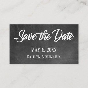 Chalkboard, Save the Date & Wedding Detail Inserts