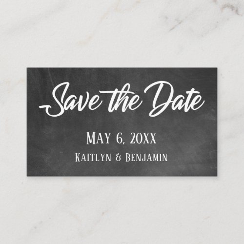 Chalkboard Save the Date  Wedding Detail Inserts