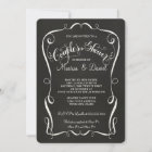 Chalkboard Scroll Couples Shower Calligraphy