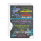 Chalkboard Shark Pool Birthday Party Invitations