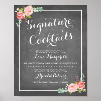 Chalkboard Signature Drink Menu | Wedding Decor