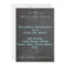 Chalkboard Sip and See Blue Baby Shower Invite
