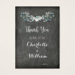 Chalkboard Spring Flowers Wedding Favor Tags<br><div class="desc">Cute blue and white spring flowers illustration and rustic country chalkboard pattern customizable wedding favor tags. Punch a hole and add a ribbon for adorable hang tags,  the perfect way to thank your guests.</div>