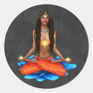 Chalkboard Sticker with Mystic Healer