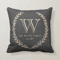 Chalkboard Style Monogram Pillow Chalkboard Style Monogram Pillow