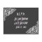 Chalkboard Style Wedding RSVP