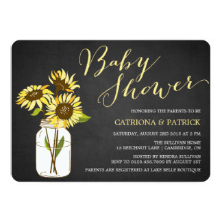 sunflower baby shower invitations & announcements | zazzle sunflower baby shower invitations & announcements | zazzle, Baby shower invitations
