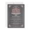 Chalkboard Sweet Sixteen Lacy Cake Invitation