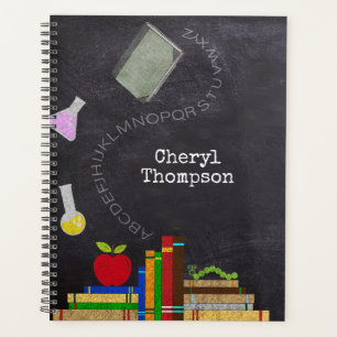 Chalkboard Teachers Custom Planner
