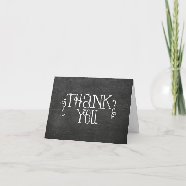 chalkboard thank you card (Front)