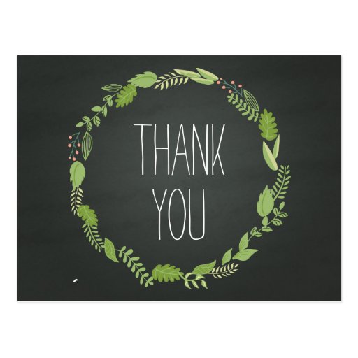 Elegant 22 Zazzle Postcard Thank You