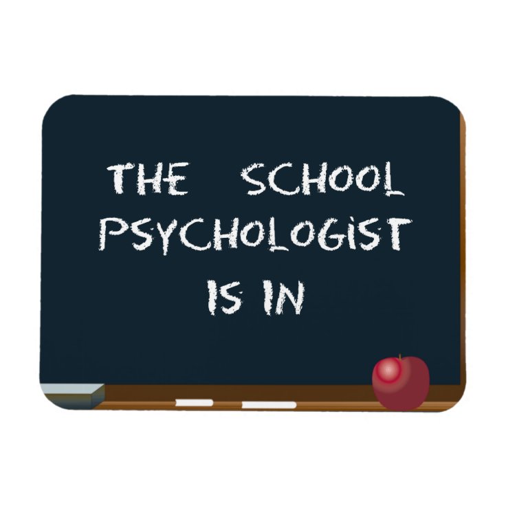 Chalkboard "The School Psychologist Is In" Zazzle