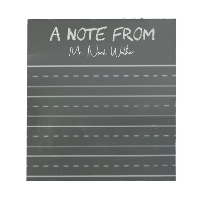  Chalkboard Themed Post-it Notes (Front)