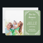 Chalkboard Typography Merry Christmas photo card<br><div class="desc">Christmas Photo Card</div>