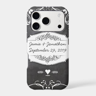 Chalkboard Typography Wedding or Quotes iPhone 17 Pro Case