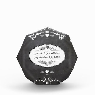 Chalkboard Typography Weddings Award