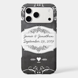 Chalkboard Typography Weddings iPhone 17 Pro Max Case
