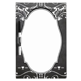Chalkboard Typography Weddings Dry-Erase Board