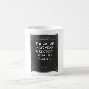 Chalkboard Typography with an Inspirational Quote Coffee Mug