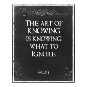 Chalkboard Typography with an Inspirational Quote Poster