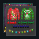 Chalkboard Ugly Sweater Christmas Party Invitation<br><div class="desc">Fun ugly sweater contest Christmas party template suitable for family and corporate events. All text, font, and text color is fully customizable to meet your requirements, if you would like help to customize or would like matching products please contact me through my store and i will be very happy to...</div>