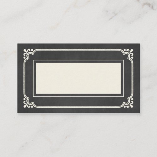 Chalkboard Union | Wedding Place Cards Business Card