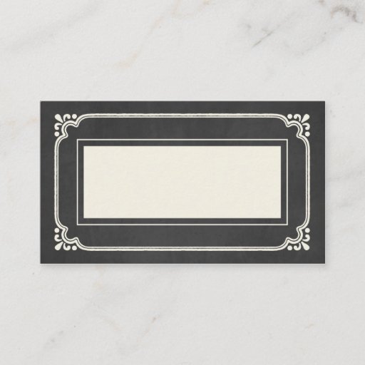 Customizable Chalkboard Union | Wedding Place Cards Business Card