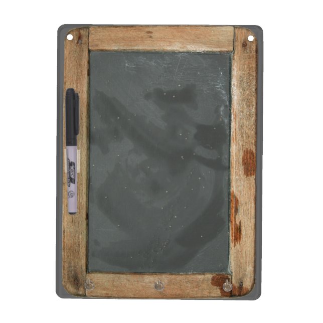 Chalkboard Vinatge School Slate KH Dry Erase Board (Front)