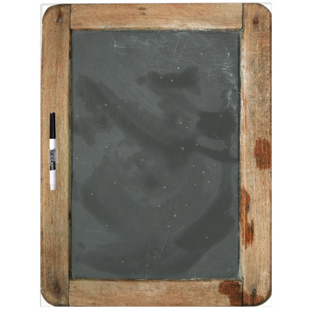 Chalkboard Vinatge School Slate L Dry Erase B Dry-Erase Board (Front)