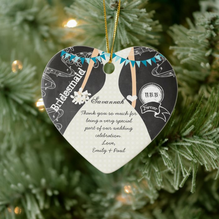 bridesmaid ornament