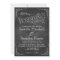 Chalkboard Wedding Invitation